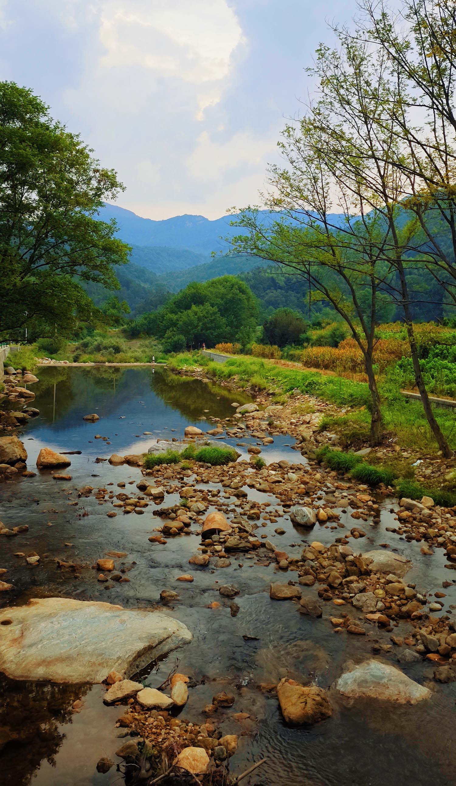 山村小河